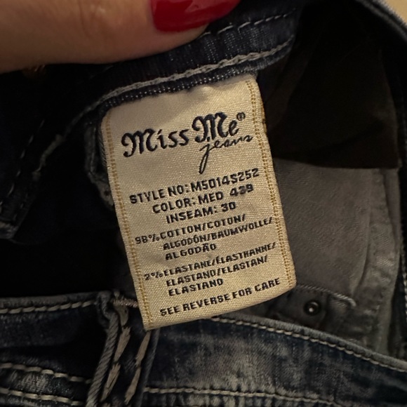 MISS ME JEANS - SIZE 25 - SKINNY - Picture 7 of 9